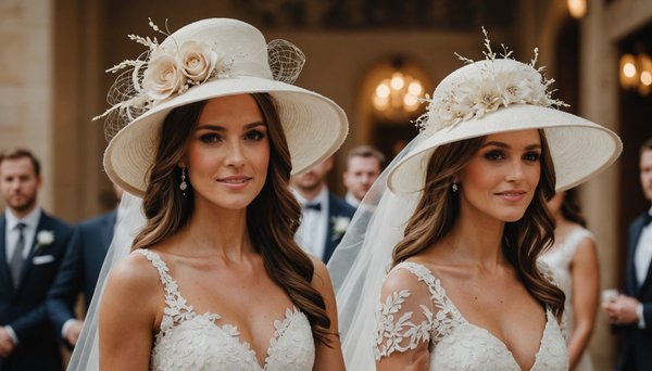 Chapeaux de mariage : styles et tendances à découvrir